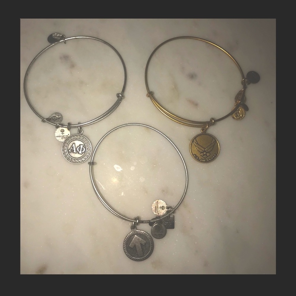 Alex & Ani Bangle- Stand Up to Cancer Silver